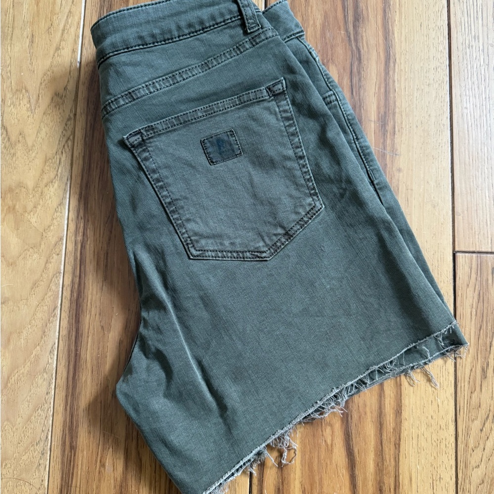 Olive Green Women's Shorts